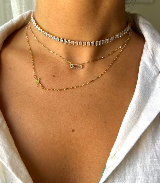 SASHA letter necklace