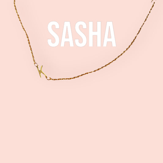 SASHA letter necklace 