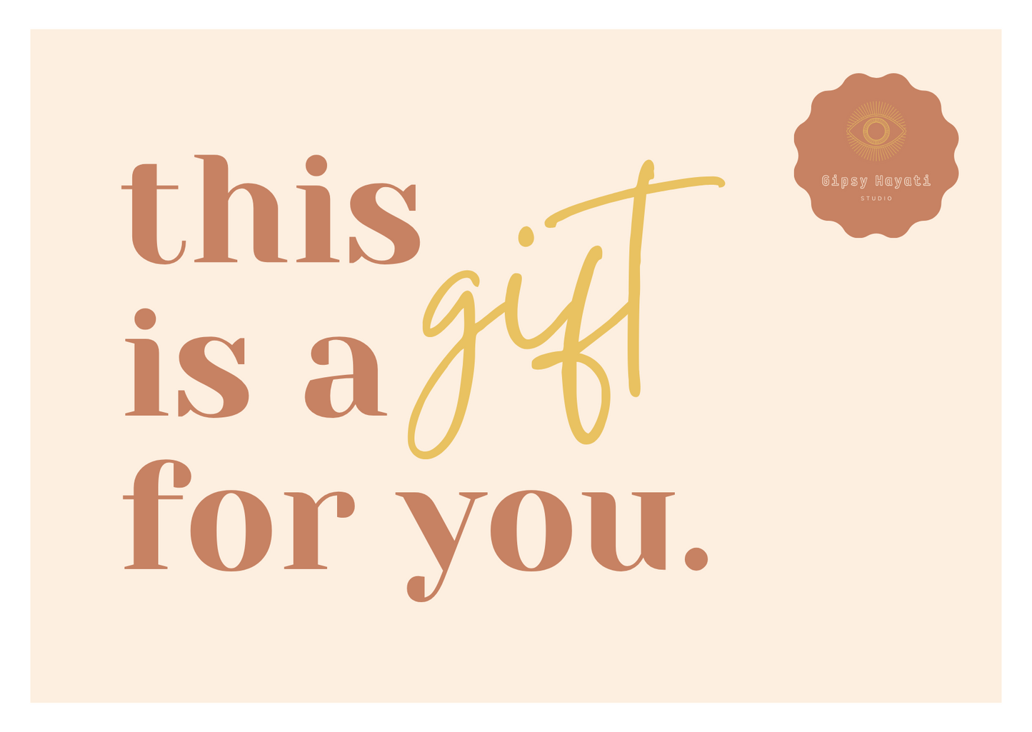 THE PERFECT GIFT CARD